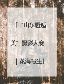 “山东邂逅美”摄影大赛｜花海写生