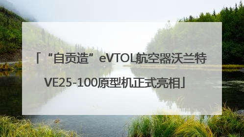 “自贡造”eVTOL航空器沃兰特VE25-100原型机正式亮相