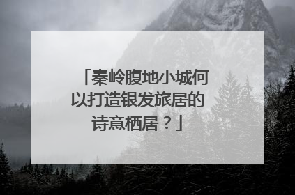 秦岭腹地小城何以打造银发旅居的诗意栖居？