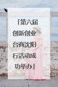 第六届创新创业台商沈阳行活动成功举办