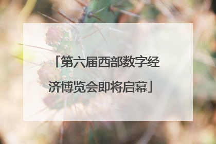 第六届西部数字经济博览会即将启幕