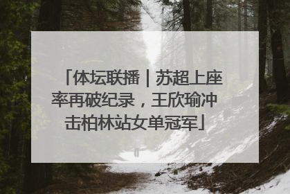 体坛联播｜苏超上座率再破纪录，王欣瑜冲击柏林站女单冠军