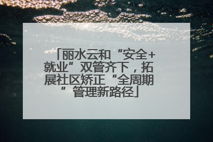 丽水云和“安全+就业”双管齐下，拓展社区矫正“全周期”管理新路径