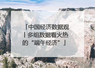 中国经济数据观丨多组数据看火热的“端午经济”