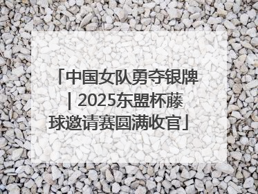 中国女队勇夺银牌｜2025东盟杯藤球邀请赛圆满收官