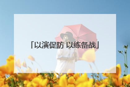 以演促防 以练备战