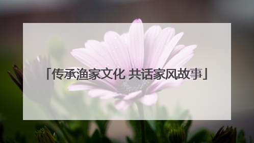 传承渔家文化 共话家风故事