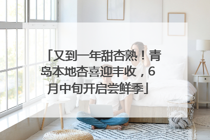 又到一年甜杏熟！青岛本地杏喜迎丰收，6月中旬开启尝鲜季