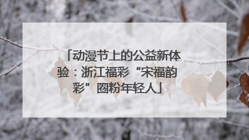 动漫节上的公益新体验：浙江福彩“宋福韵彩”圈粉年轻人