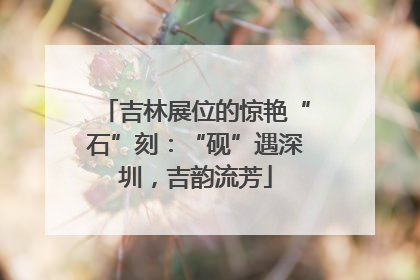 吉林展位的惊艳“石”刻：“砚”遇深圳，吉韵流芳
