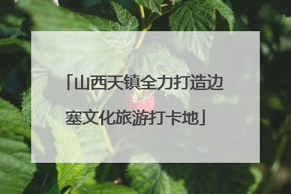 山西天镇全力打造边塞文化旅游打卡地