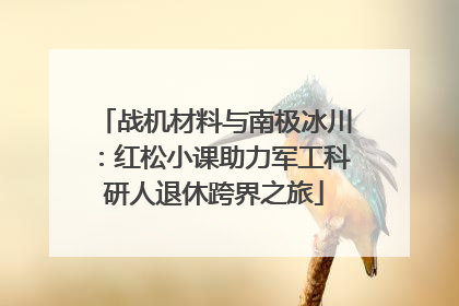战机材料与南极冰川：红松小课助力军工科研人退休跨界之旅