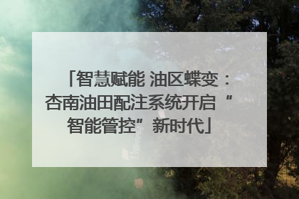 智慧赋能 油区蝶变：杏南油田配注系统开启“智能管控”新时代