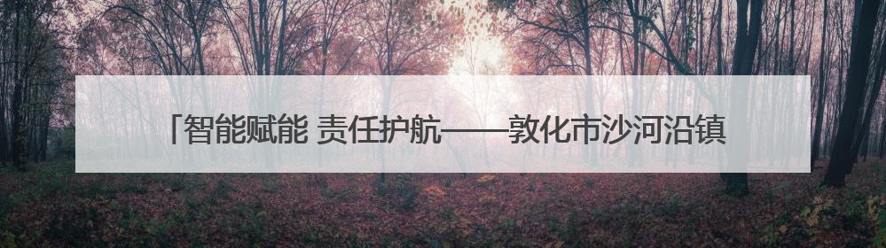 智能赋能 责任护航——敦化市沙河沿镇卫生院多举措推动护理质量再上新台阶