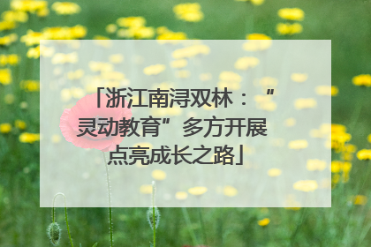 浙江南浔双林：“灵动教育”多方开展 点亮成长之路