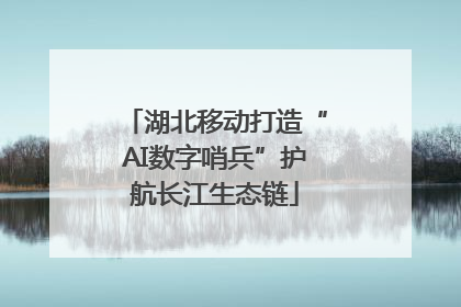 湖北移动打造“AI数字哨兵”护航长江生态链
