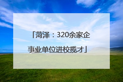 菏泽：320余家企事业单位进校揽才