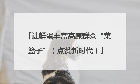 让鲜蛋丰富高原群众“菜篮子”（点赞新时代）
