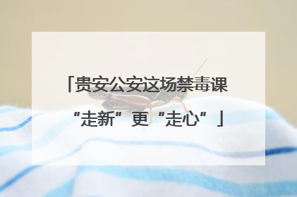 贵安公安这场禁毒课“走新”更“走心”