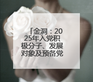 金洞：2025年入党积极分子、发展对象及预备党员培训班圆满结业