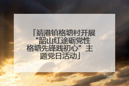 靖港镇格塘村开展“韶山红途砺党性 格塘先锋践初心”主题党日活动
