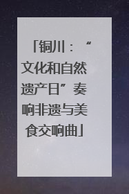 铜川：“文化和自然遗产日”奏响非遗与美食交响曲