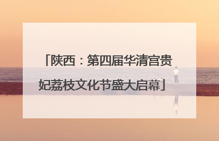 陕西：第四届华清宫贵妃荔枝文化节盛大启幕