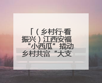 （乡村行·看振兴）江西安福“小西瓜”撬动乡村共富“大支点”