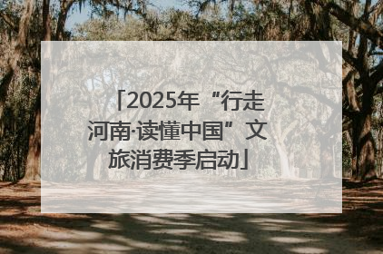 2025年“行走河南·读懂中国”文旅消费季启动