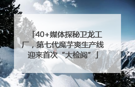 40+媒体探秘卫龙工厂，第七代魔芋爽生产线迎来首次“大检阅”